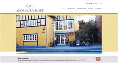 Desktop Screenshot of cafeskomagerhuset.dk