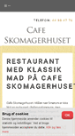 Mobile Screenshot of cafeskomagerhuset.dk